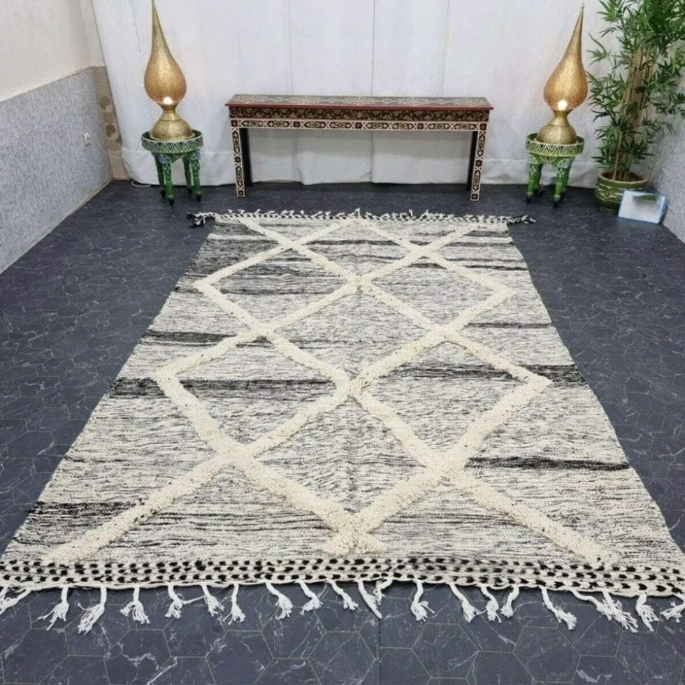 Bohemian kilim berber rug