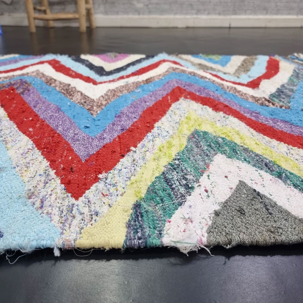 Geometric kilim berber rug