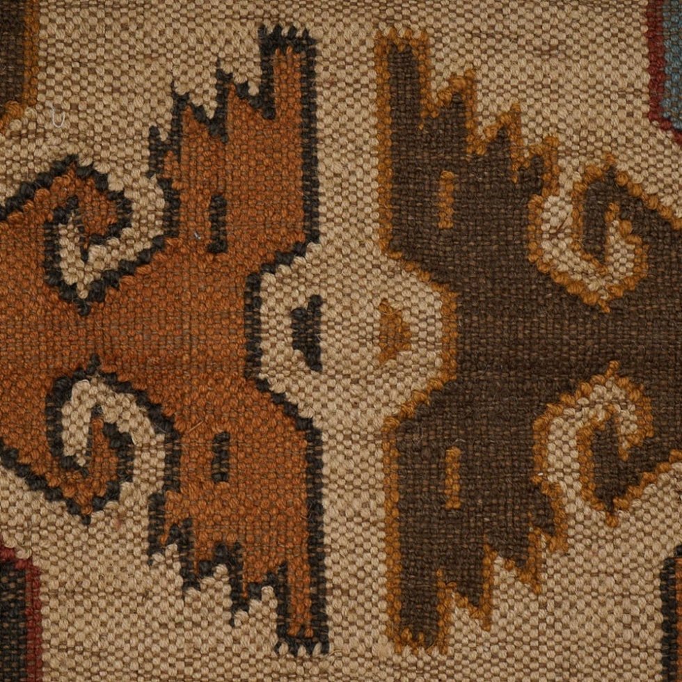 Jute Wool Ethnic Kilim Rug