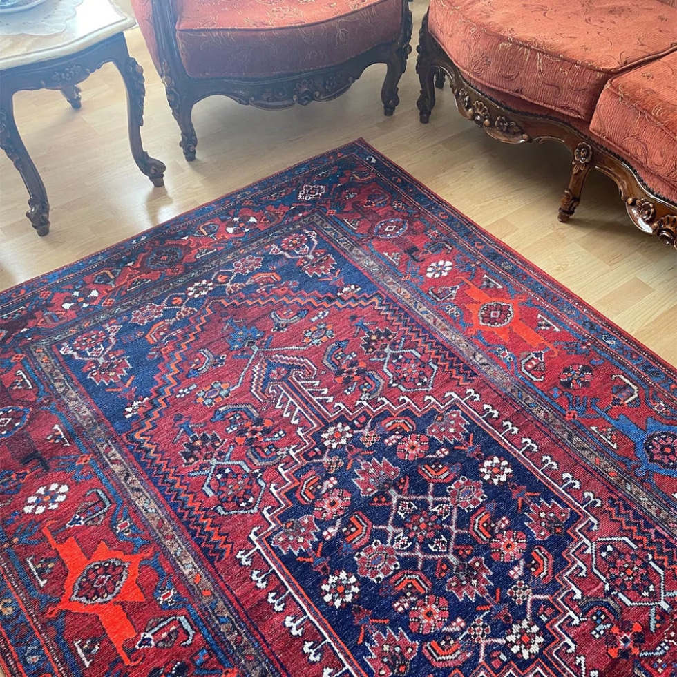 Kilim style printed rug