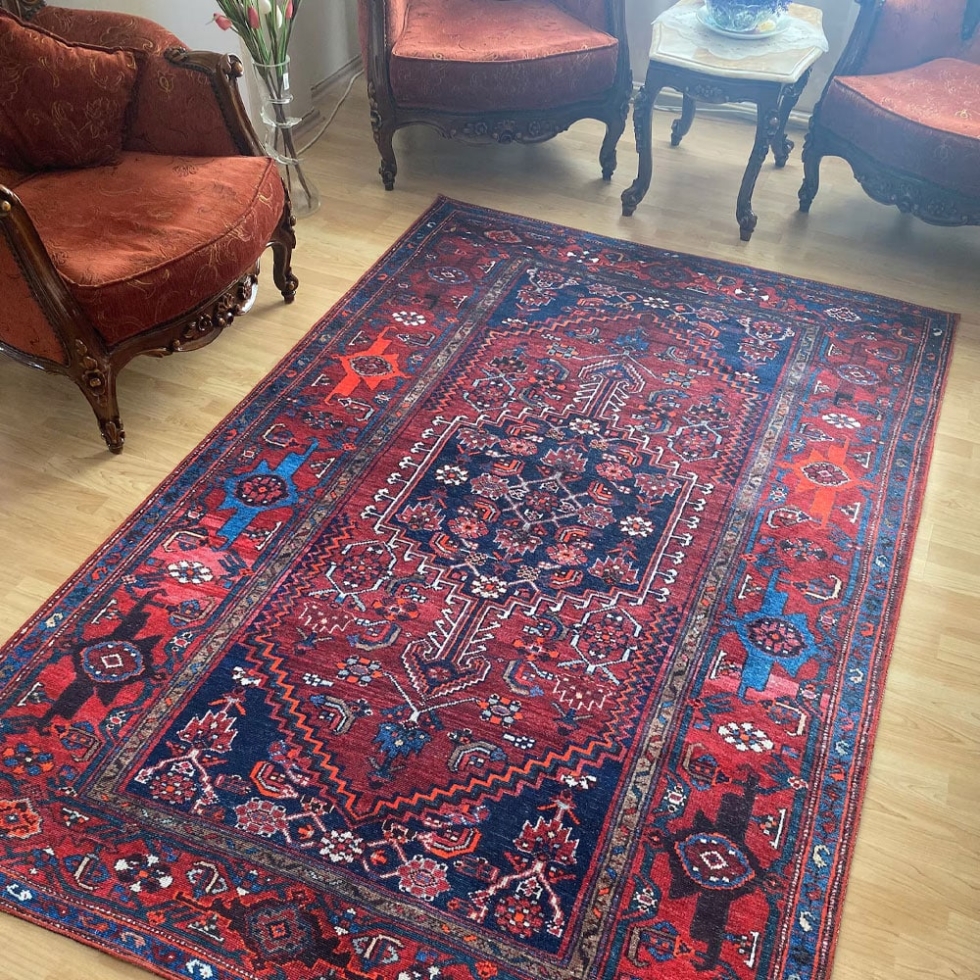 Kilim style printed rug