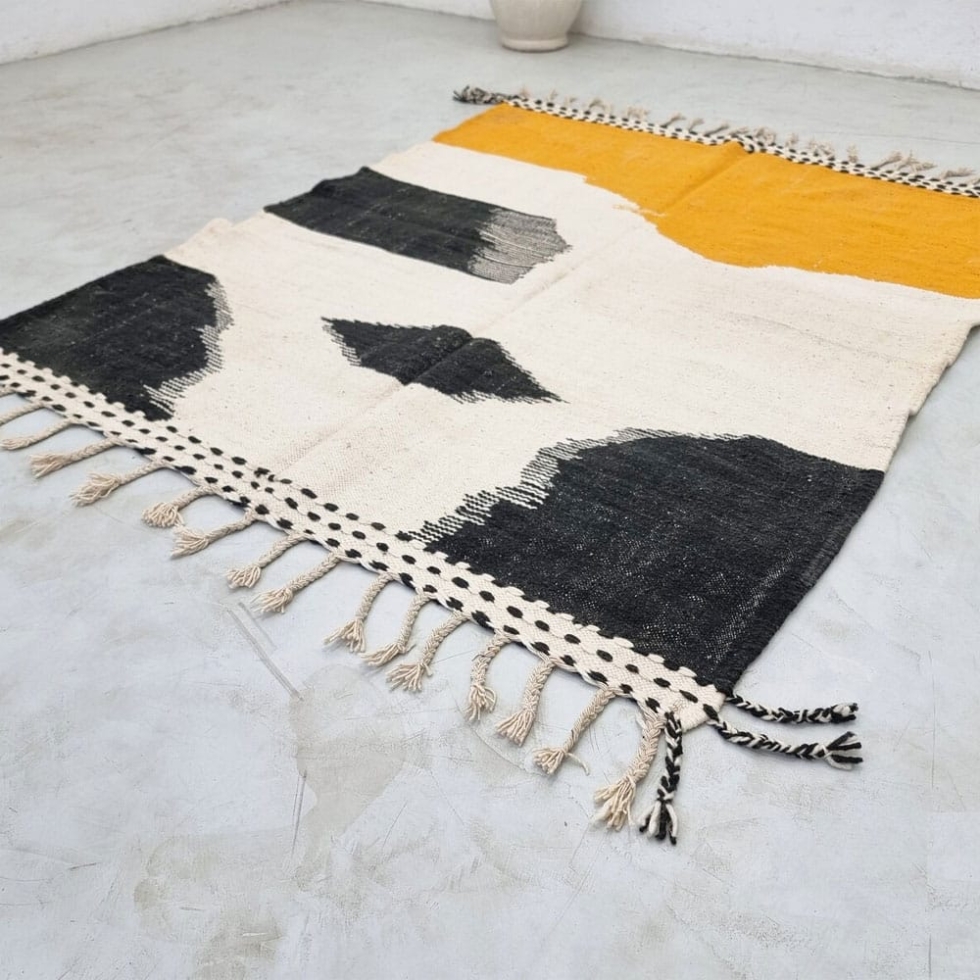 Modern Moroccan kilim rug