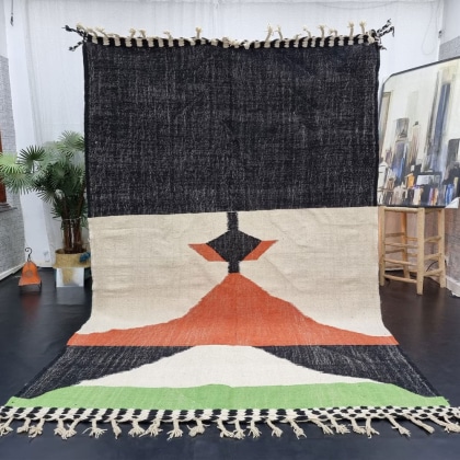 Modern ethnic kilim berber rug