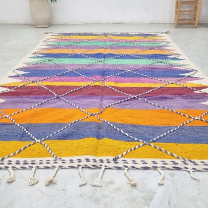 Multicolor Moroccan kilim rug