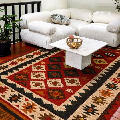 Native American Kilim runner rug