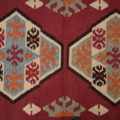 Native american style kilim rug