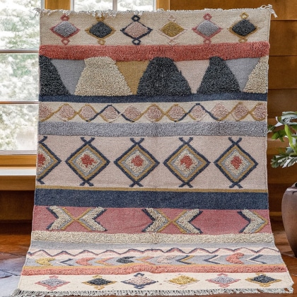 Natural Pastel Kilim Rug