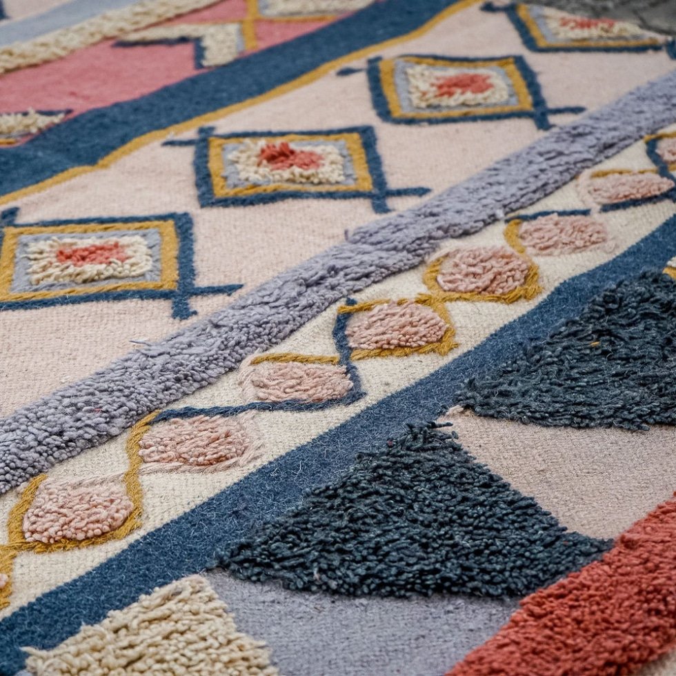 Natural Pastel Kilim Rug