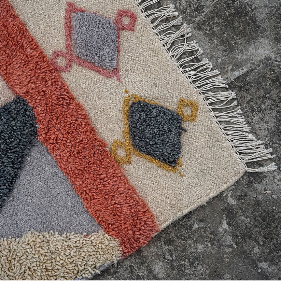 Natural Pastel Kilim Rug