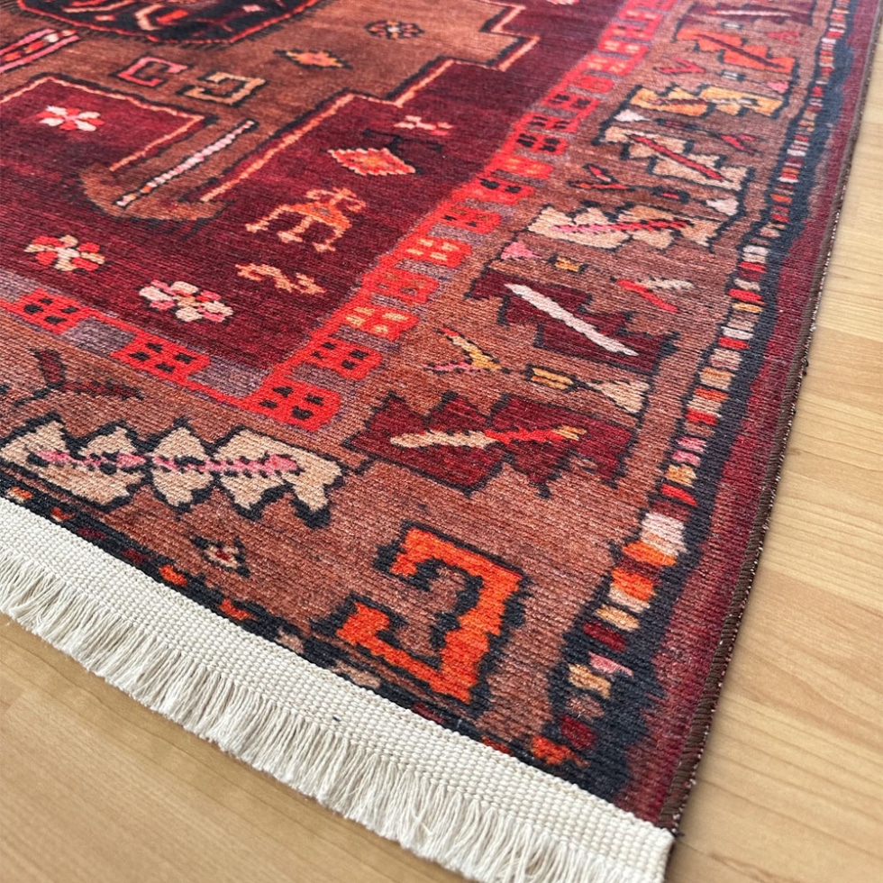 Persian red kilim style Washable rug