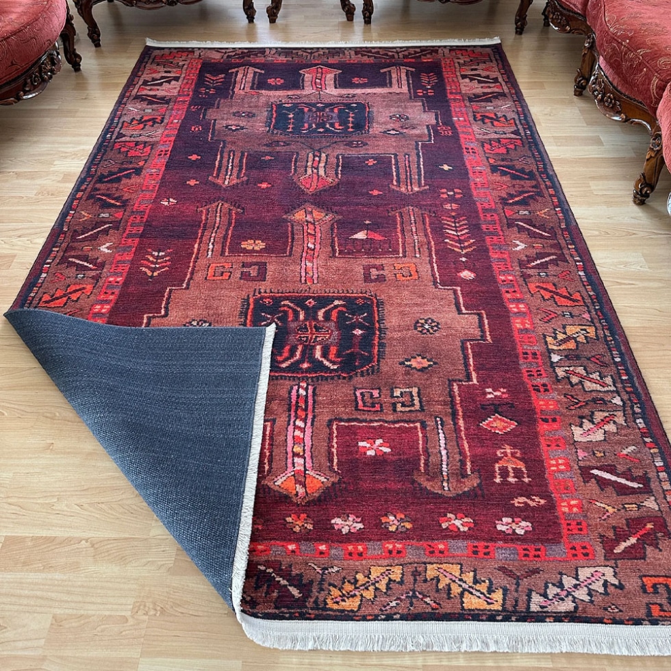 Persian red kilim style Washable rug