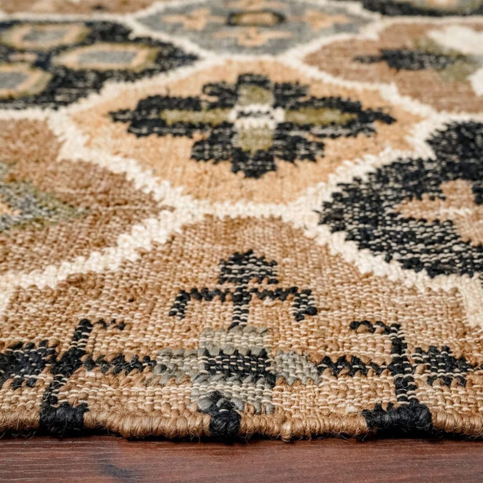 Persian style beige kilim rug