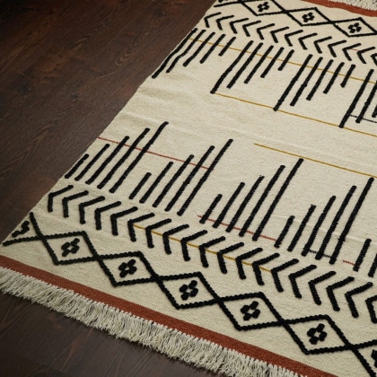 Soft kilim handmade rug