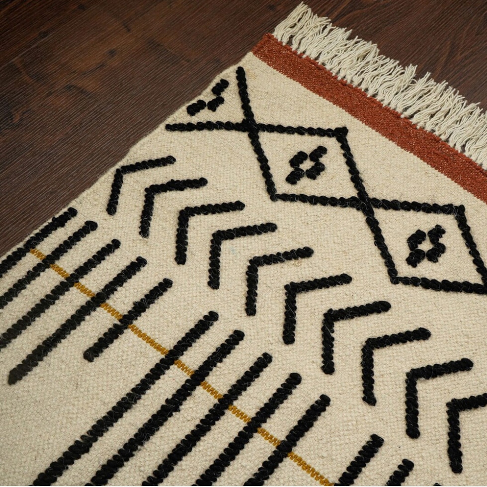 Soft kilim handmade rug - Image 9