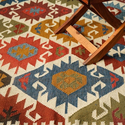 Southwest american style kilim rug