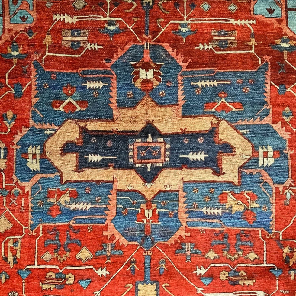 Turkish kilim pattern rug