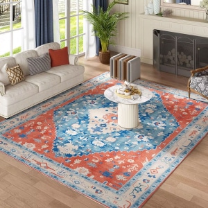 Washable kilim style rugs