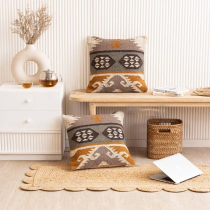 Antique kilim pillows