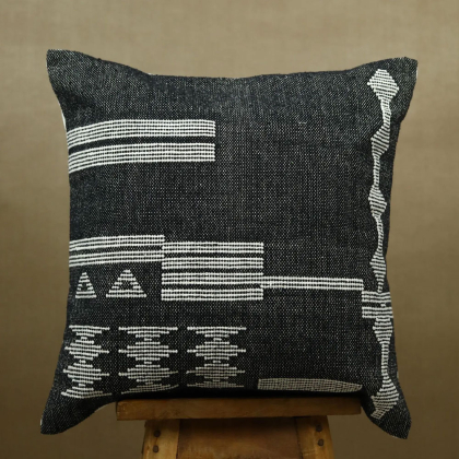 Black kilim pillow