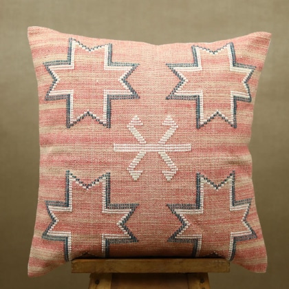 Kilim pillow pink