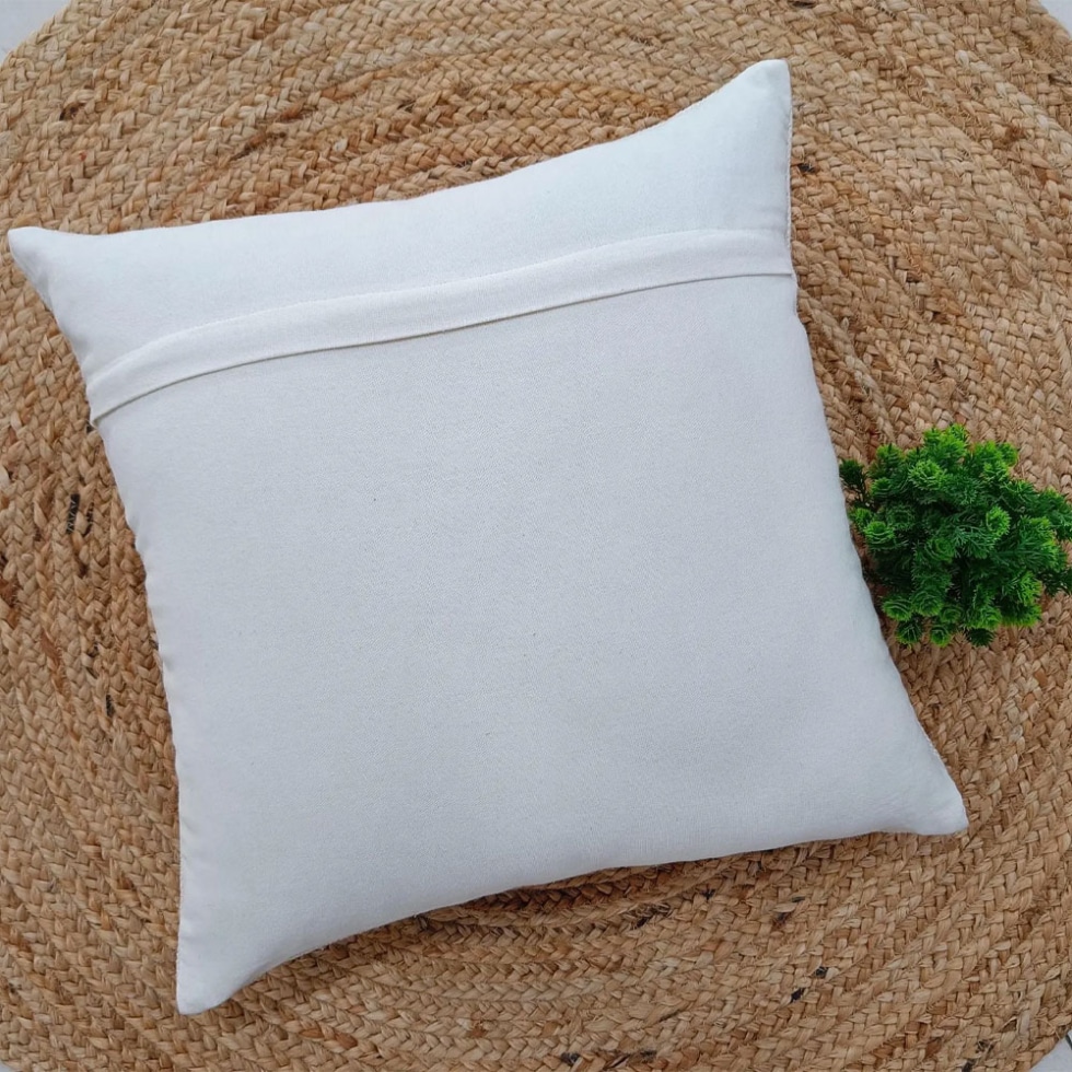 White kilim pillow